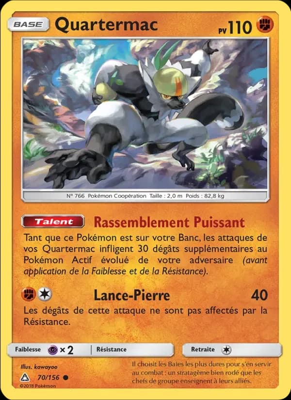 Carte Pokémon Quartermac #70 — Ultra-Prisme