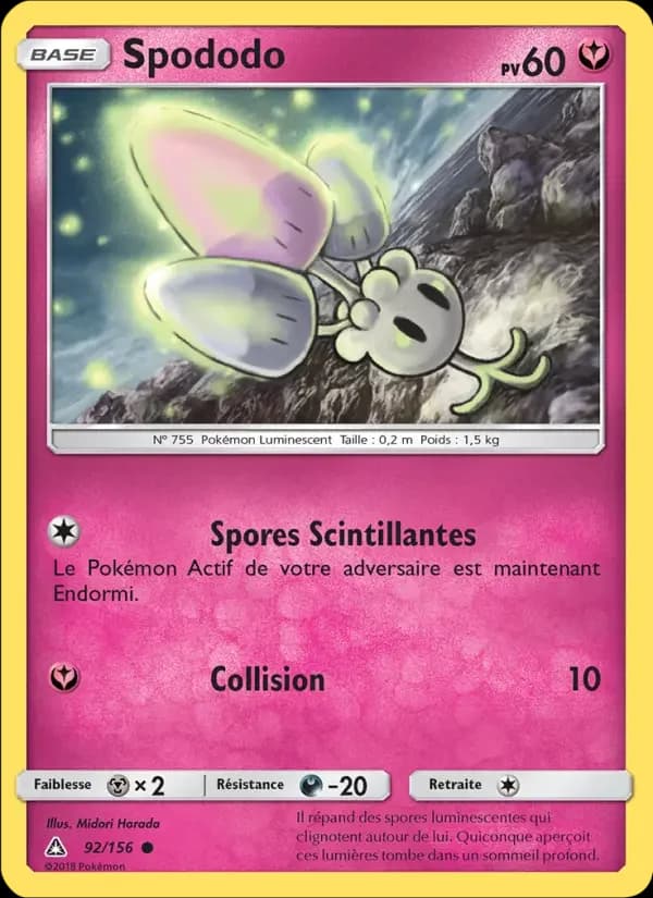 Carte Pokémon Spododo #92 — Ultra-Prisme