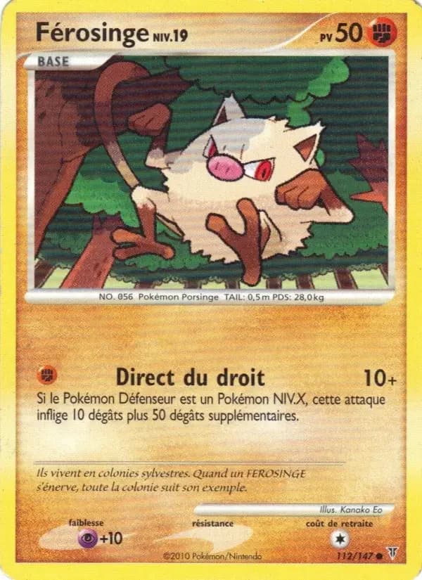 Carte Pokémon Férosinge #112 — Vainqueurs Suprêmes