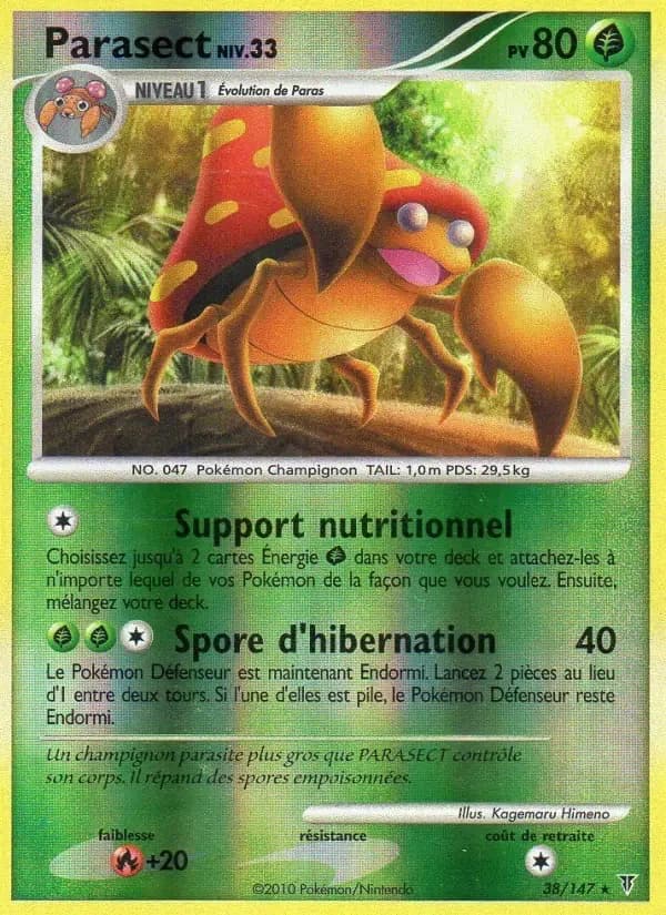 Carte Pokémon Parasect #38 — Vainqueurs Suprêmes