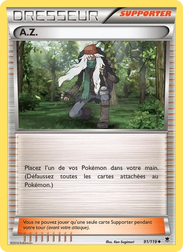 Carte Pokémon A.Z. #91 — Vigueur Spectrale