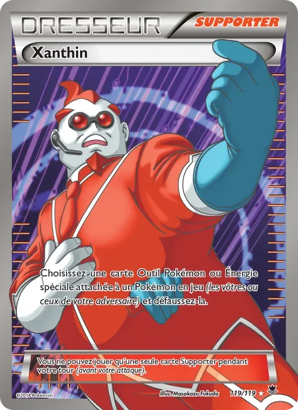 Carte Pokémon Xanthin #119 — Vigueur Spectrale