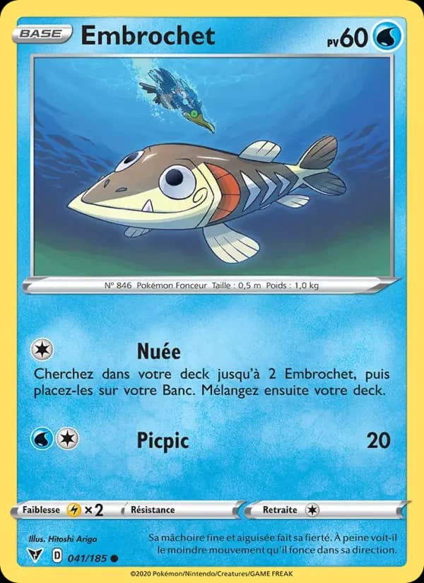 Carte Pokémon Embrochet #41 — Voltage Éclatant