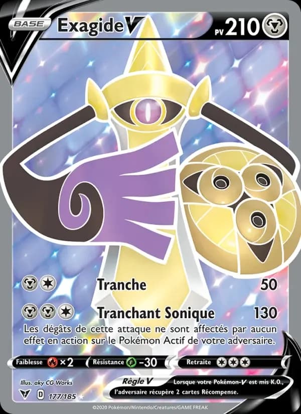 Carte Pokémon Exagide V #177 — Voltage Éclatant