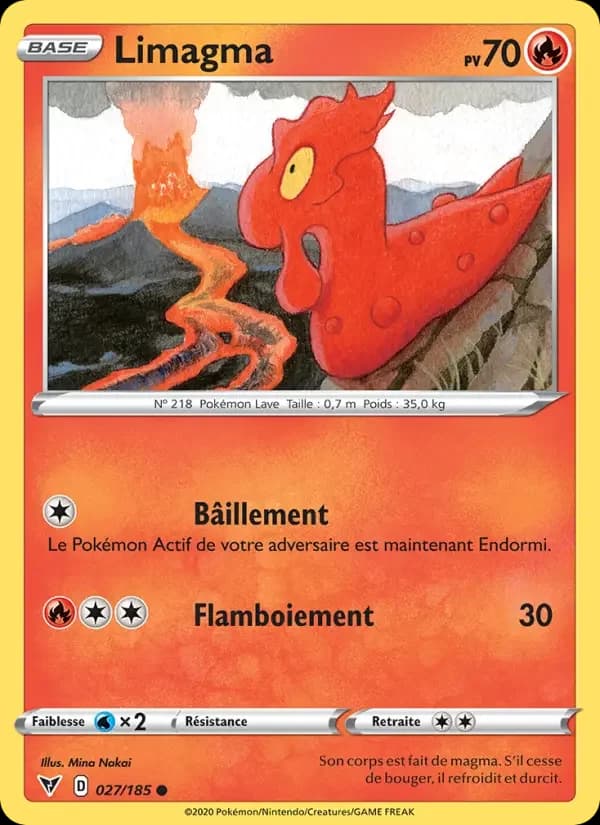 Carte Pokémon Limagma #27 — Voltage Éclatant