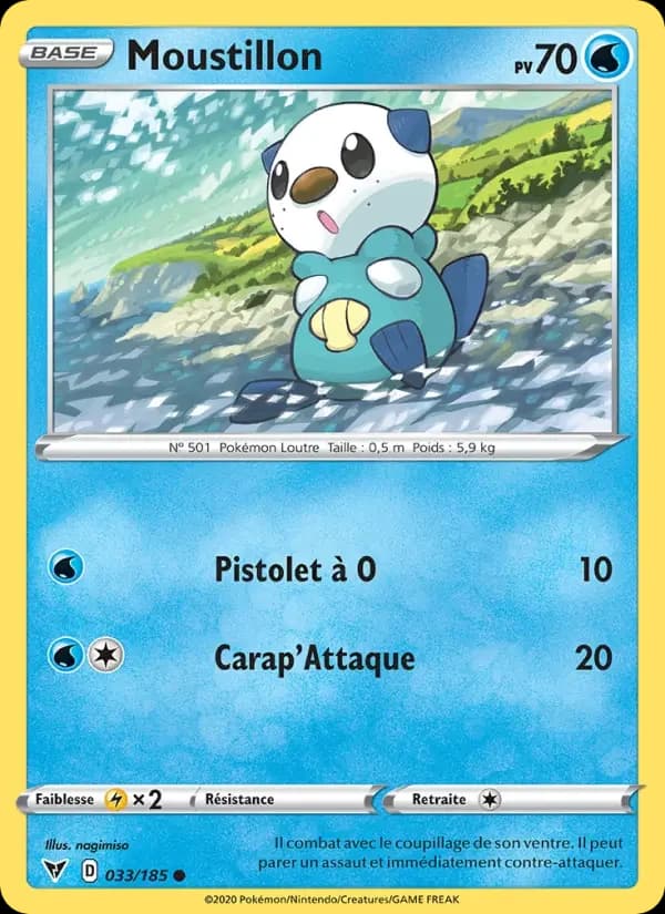 Carte Pokémon Moustillon #33 — Voltage Éclatant