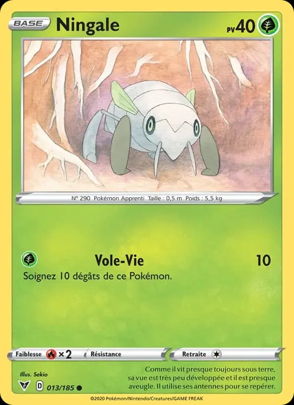 Carte Pokémon Ningale #13 — Voltage Éclatant