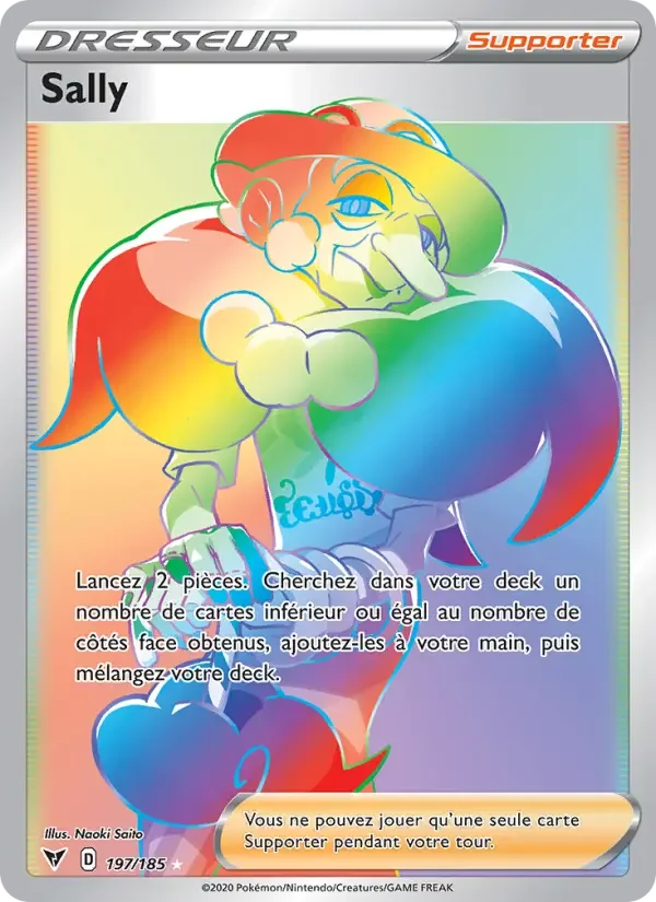 Carte Pokémon Sally #197 — Voltage Éclatant
