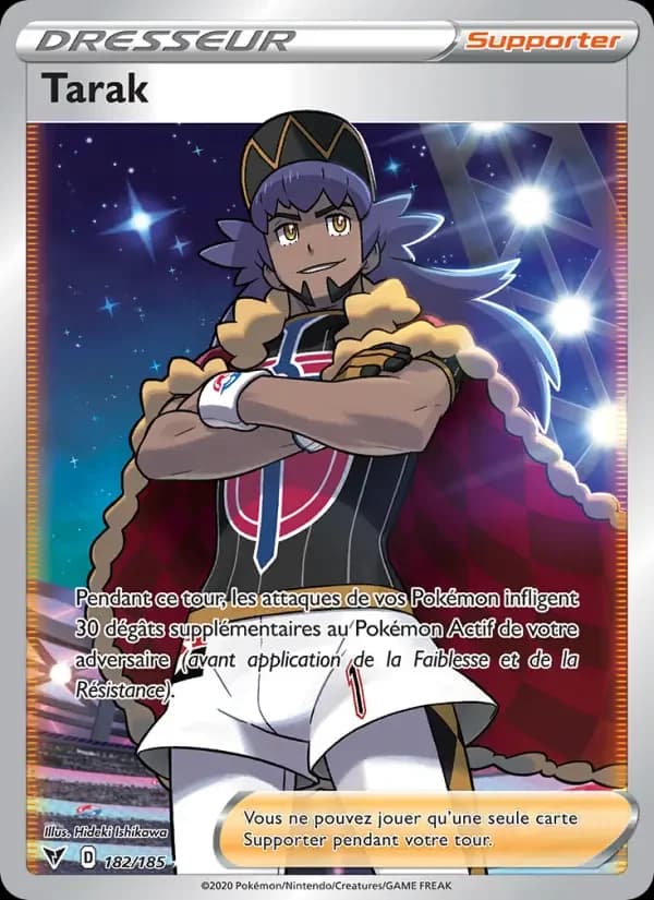 Carte Pokémon Tarak #182 — Voltage Éclatant