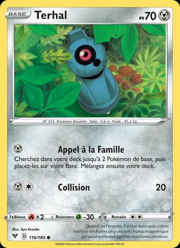 Carte Pokémon Terhal #116 — Voltage Éclatant