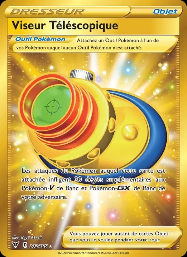 Carte Pokémon Viseur Téléscopique #203 — Voltage Éclatant