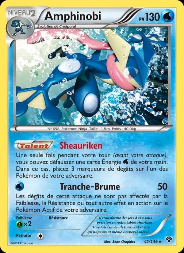 Carte Pokémon Amphinobi #41 — XY