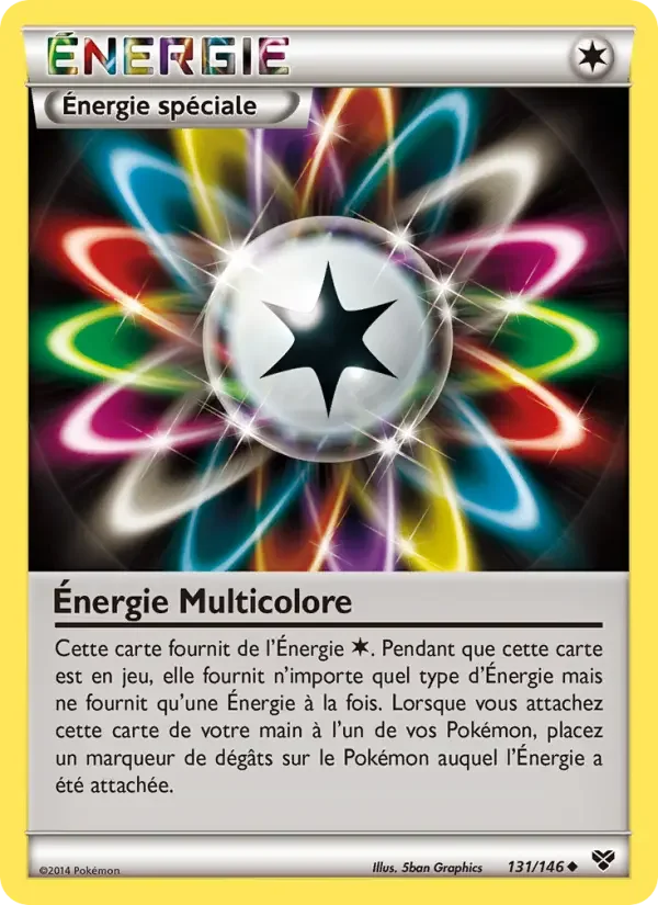 Carte Pokémon Énergie Multicolore #131 — XY