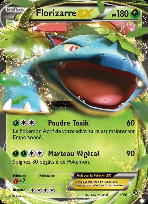 Carte Pokémon Florizarre EX #1 — XY