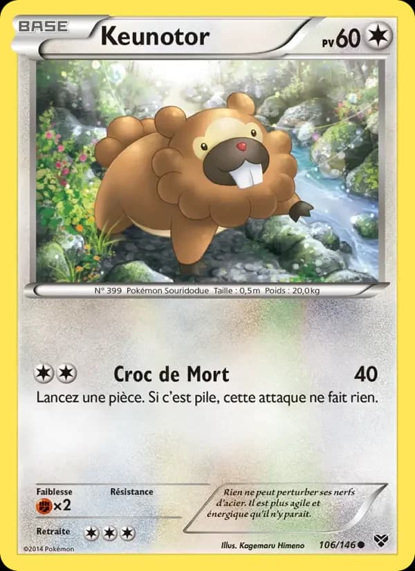 Carte Pokémon Keunotor #106 — XY
