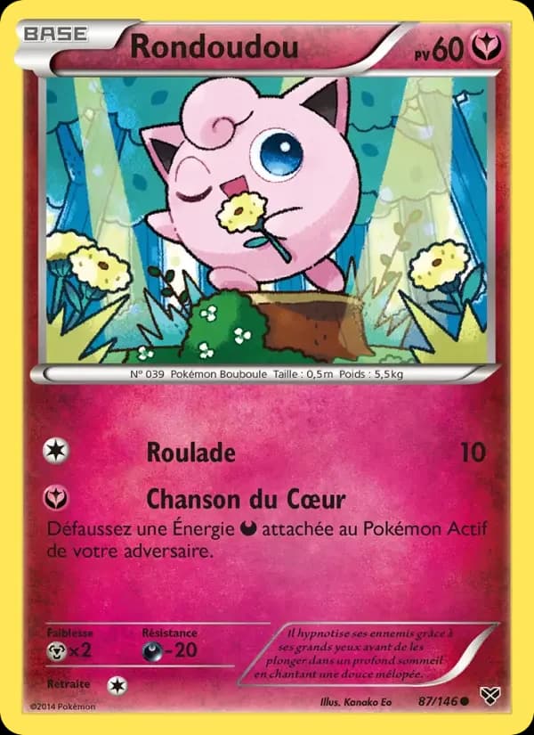 Carte Pokémon Rondoudou #87 — XY