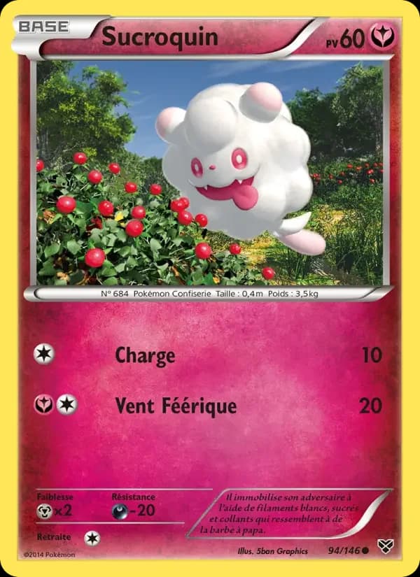 Carte Pokémon Sucroquin #94 — XY