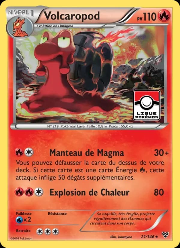Carte Pokémon Volcaropod #21 — XY