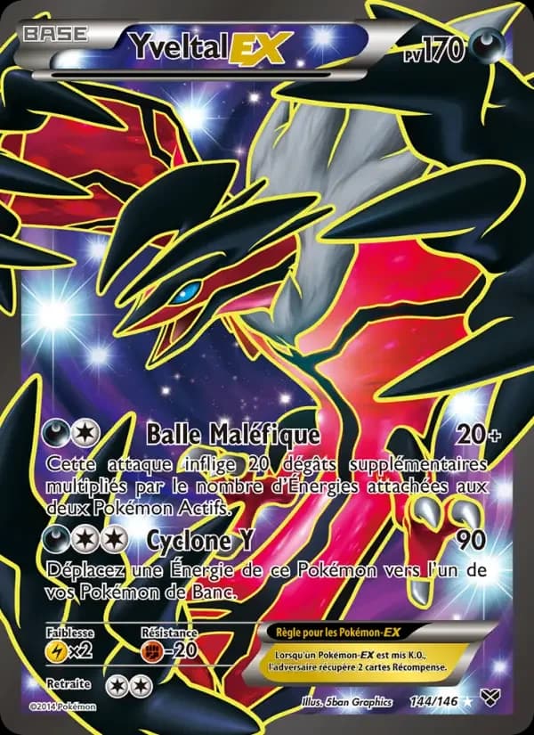 Carte Pokémon Yveltal EX #144 — XY