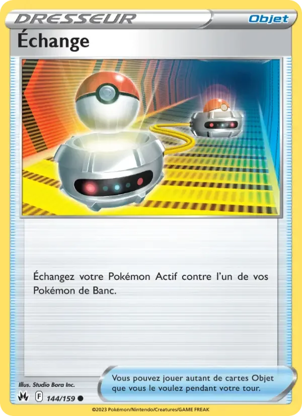 Carte Pokémon Échange #144 — Zénith Suprême