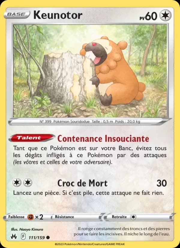 Carte Pokémon Keunotor #111 — Zénith Suprême