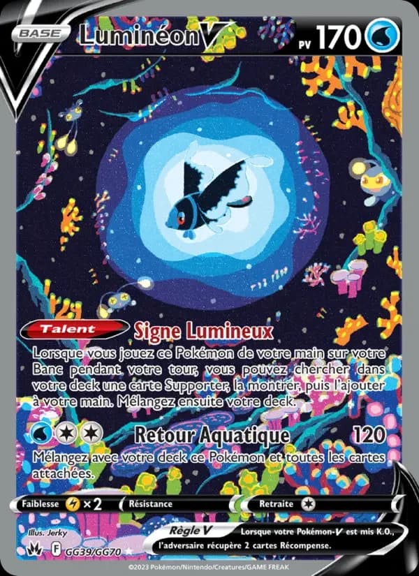 Carte Pokémon Luminéon V #GG39 — Zénith Suprême