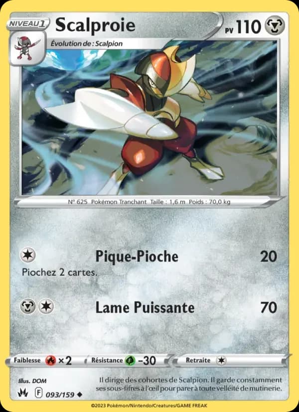 Carte Pokémon Scalproie #093 — Zénith Suprême