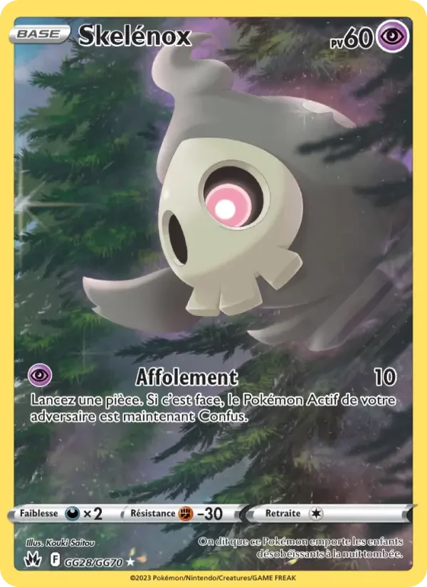 Carte Pokémon Skelénox #GG28 — Zénith Suprême
