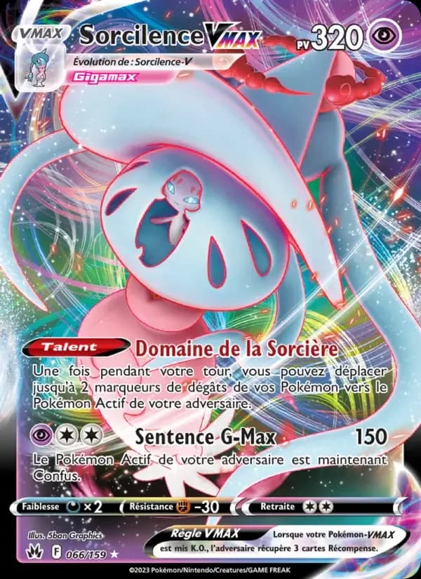 Carte Pokémon Sorcilence VMAX #066 — Zénith Suprême