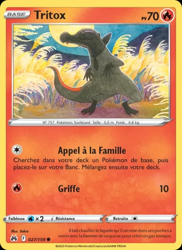 Carte Pokémon Tritox #027 — Zénith Suprême